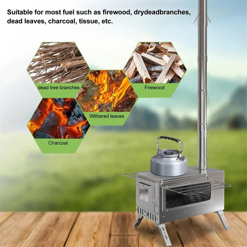 Portable Wood Stove for Outdoors