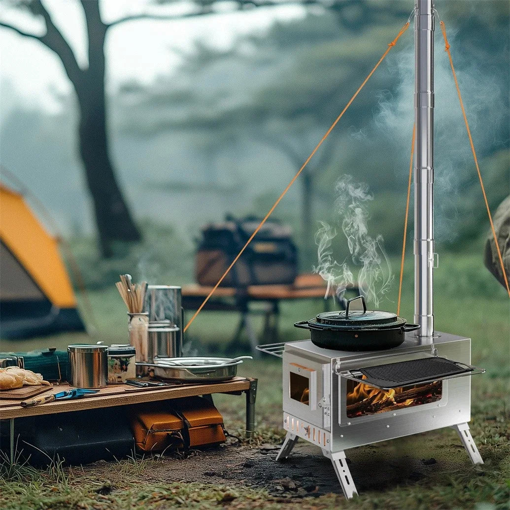 Portable Wood Stove for Outdoors