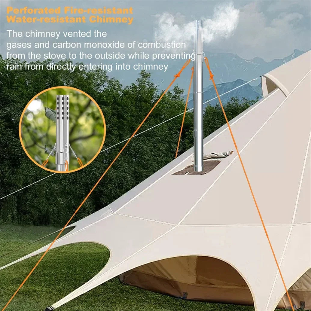 Portable Wood Stove for Outdoors